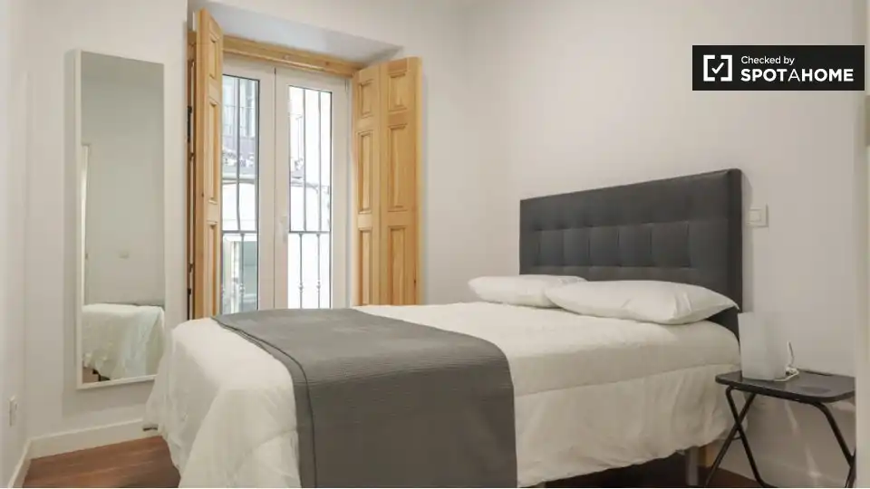 Habitación de Piso de alquiler en Madrid con Aire acondicionado, Calefacción y Amueblado