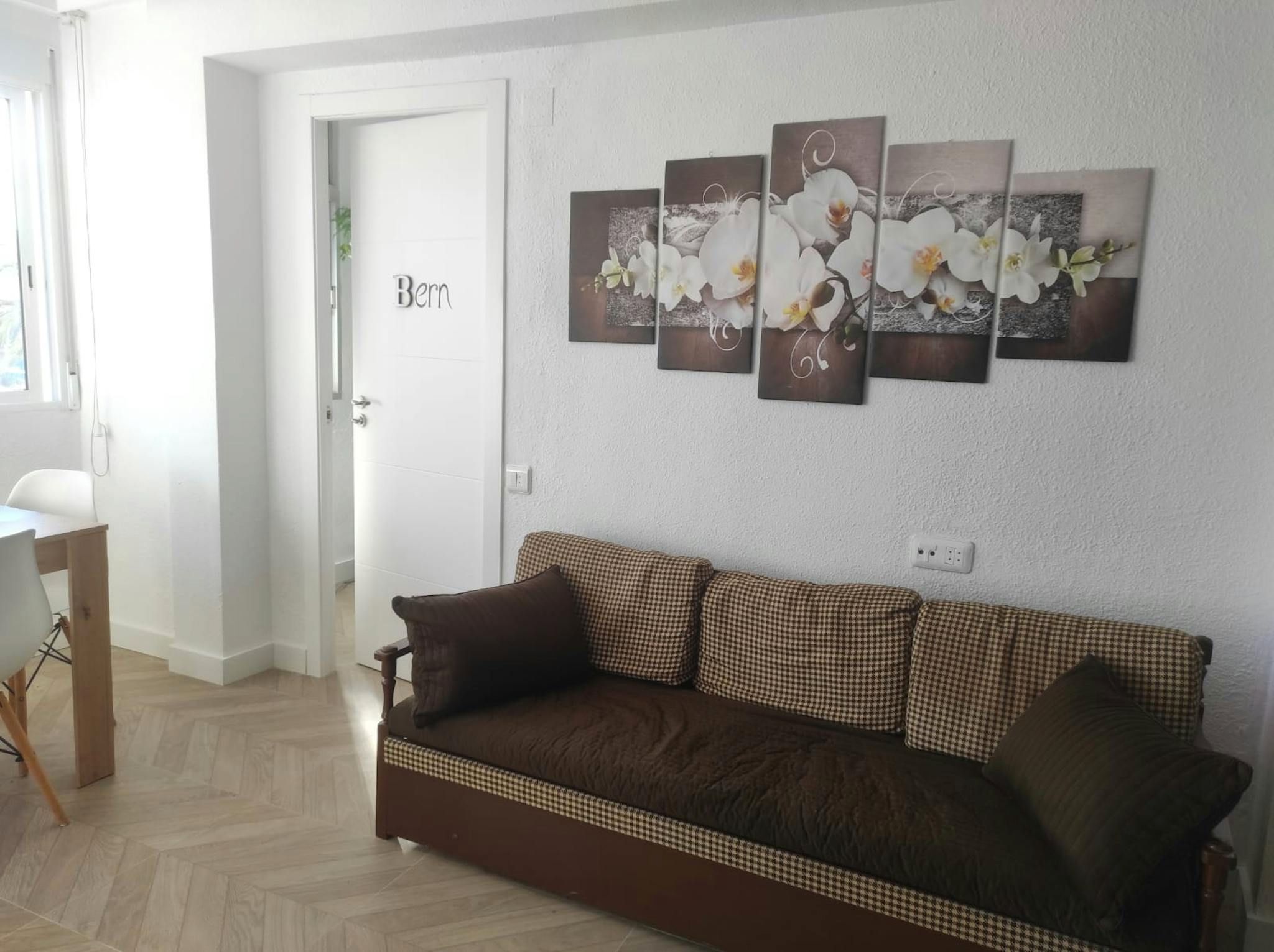 Living room of Flat to rent in  Valencia Capital  with Furnished and Washing machine