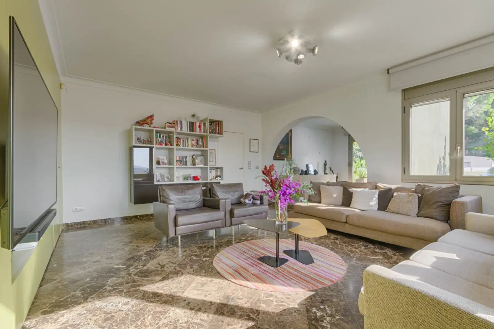 Sala de estar de Casa o chalet en venta en La Jonquera con Aire acondicionado, Calefacción y Jardín privado