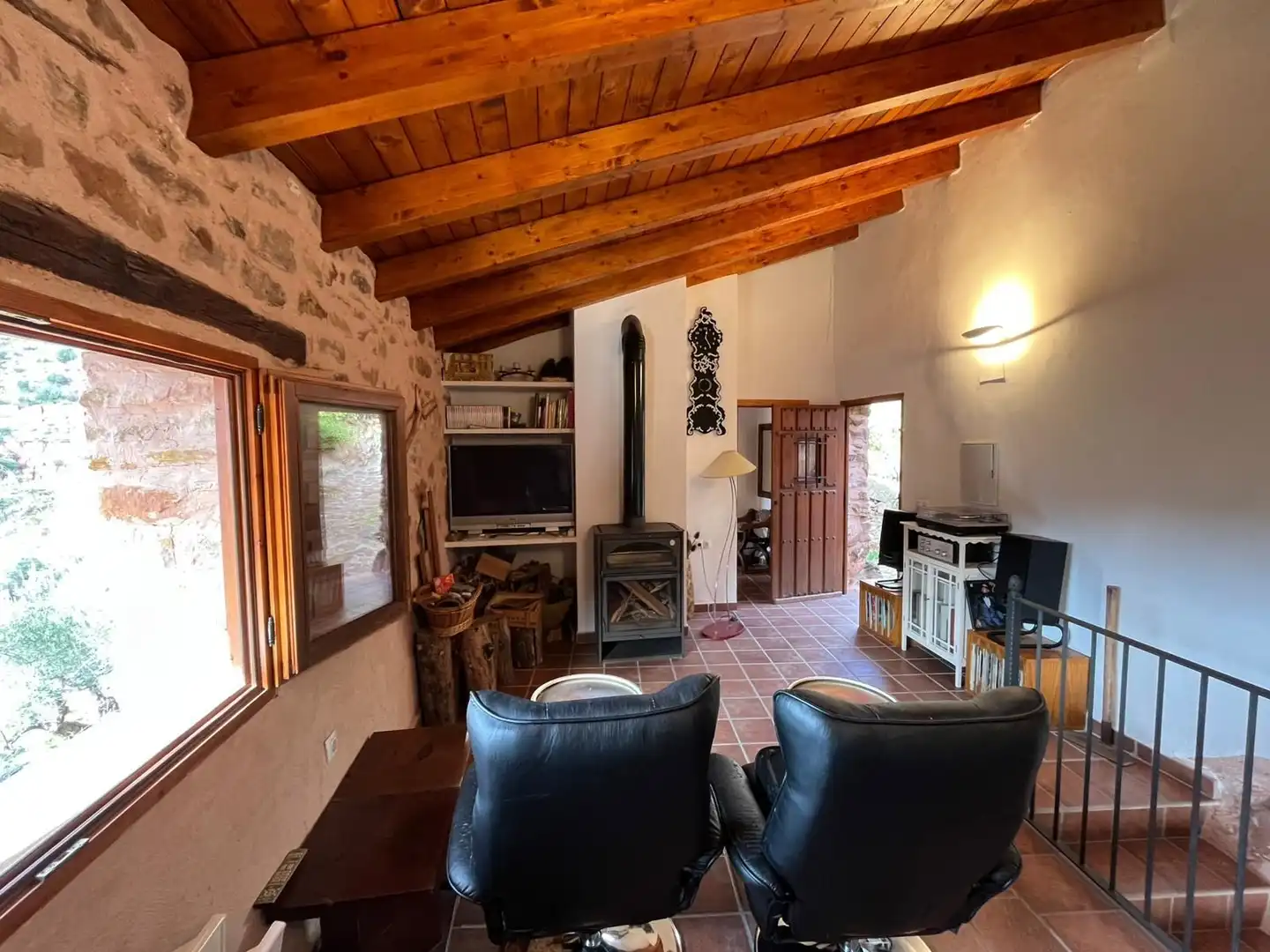 Sala de estar de Finca rústica en venta en Bejís con Terraza y Amueblado