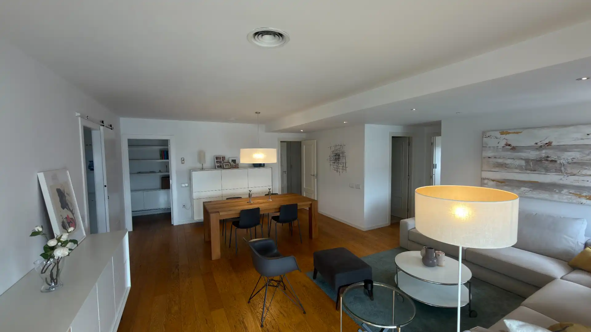 Living room of Flat for sale in Terrassa  with Air Conditioner, Heating and Parquet flooring