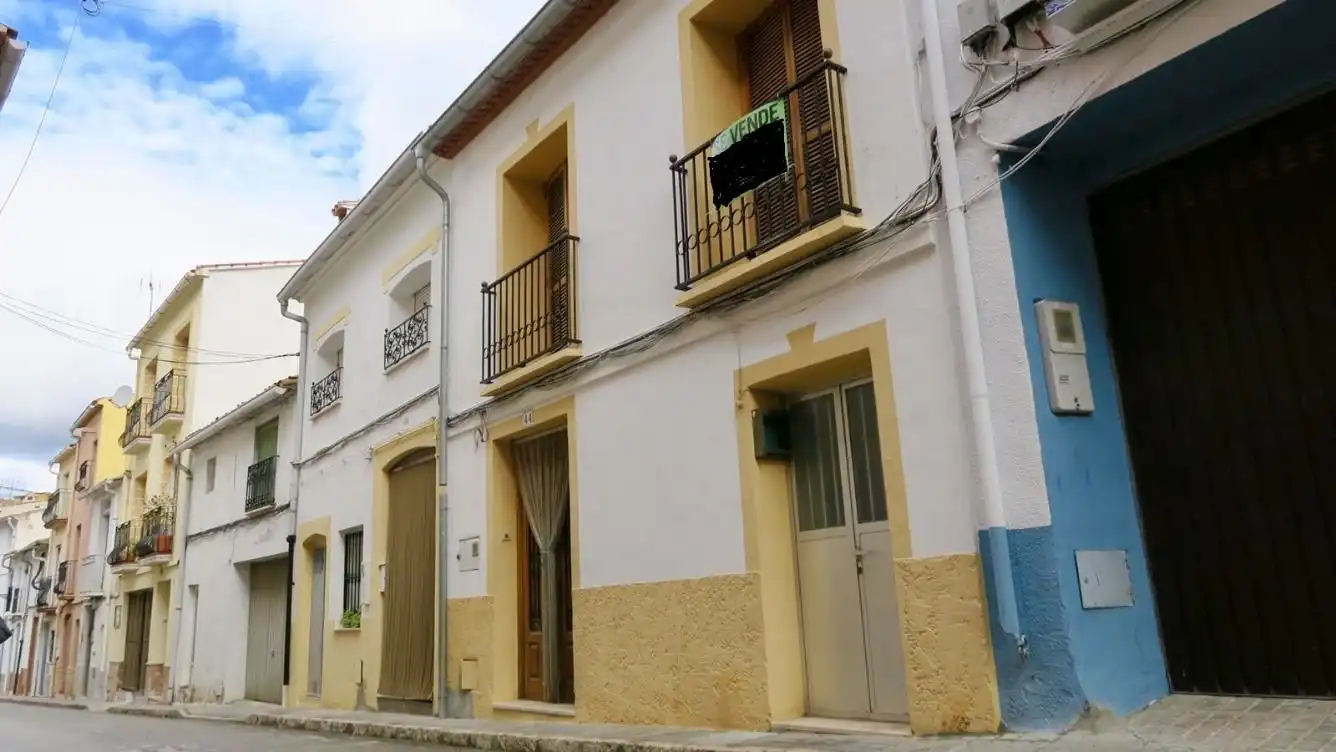 Vista exterior de Finca rústica en venta en Tàrbena con Terraza