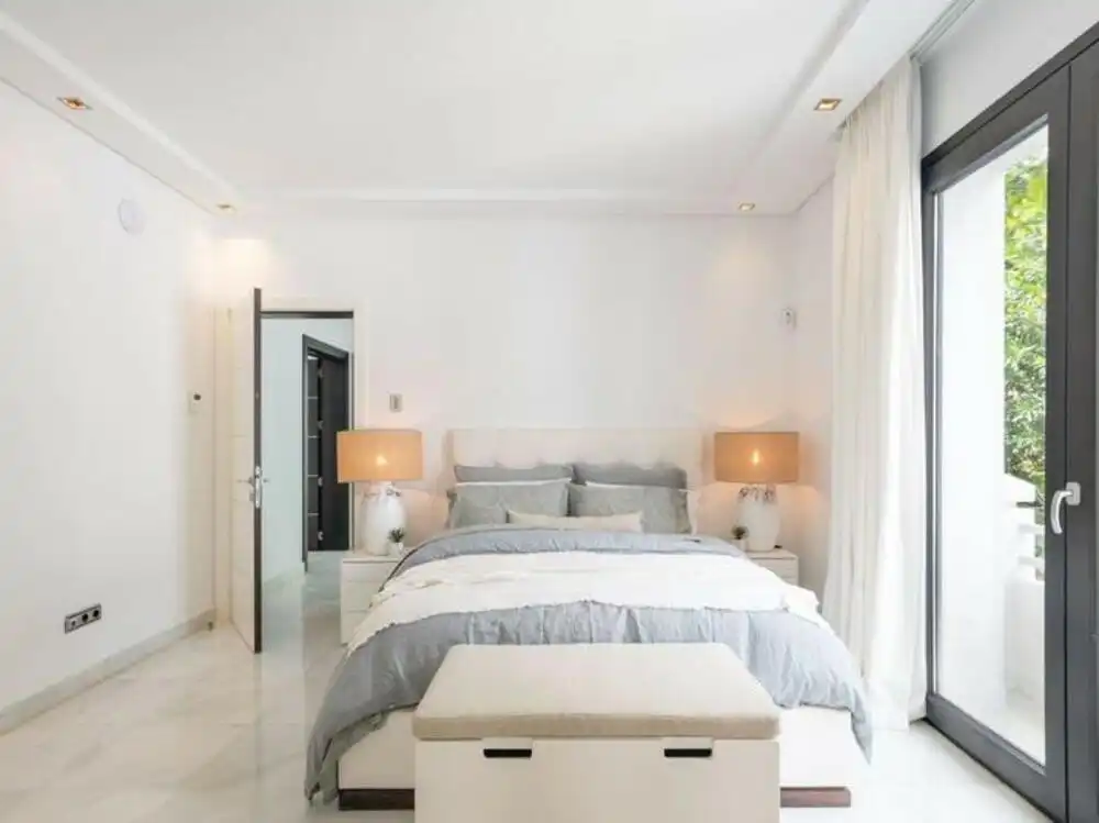 Bedroom of Houses for rent in Marbella  with Air Conditioner, Private garden and Terrace