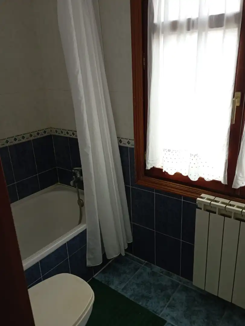 Bany de Casa adosada de lloguer en Espinosa de los Monteros amb Calefacció, Jardí privat i Parquet