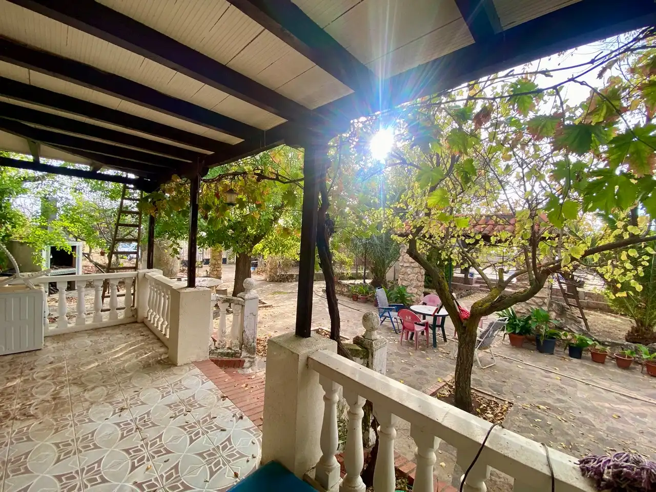 Terrassa de Casa o xalet en venda en Villarrubia de los Ojos amb Aire condicionat, Calefacció i Jardí privat