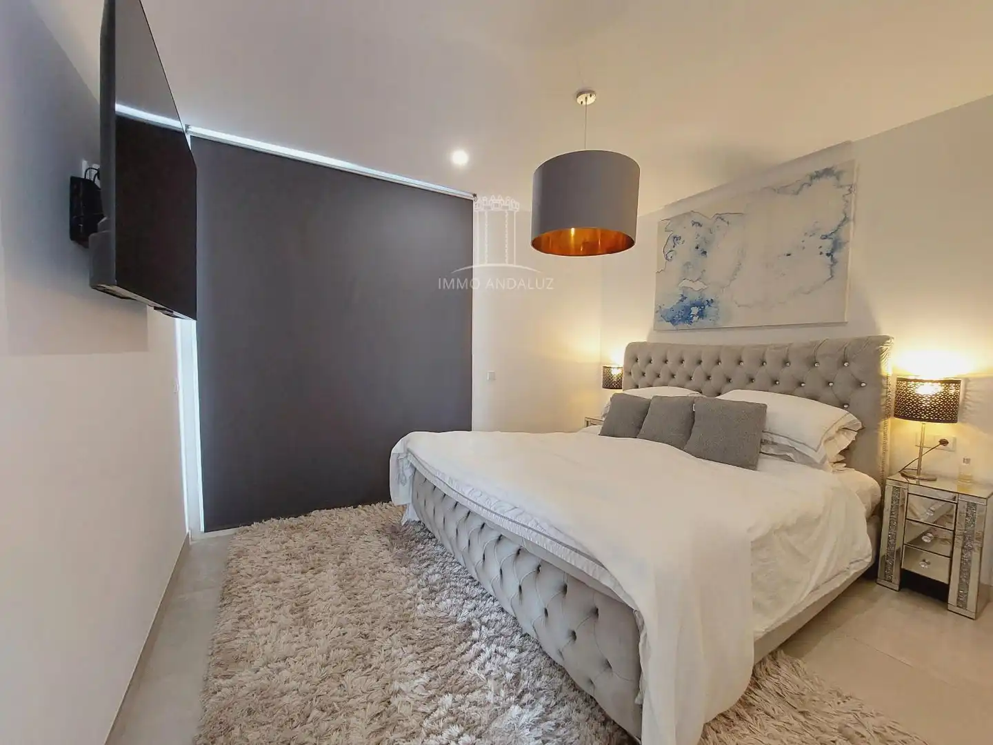 Schlafzimmer von Haus zum Verkauf in Chiclana de la Frontera mit Klimaanlage, Heizung und Schwimmbad