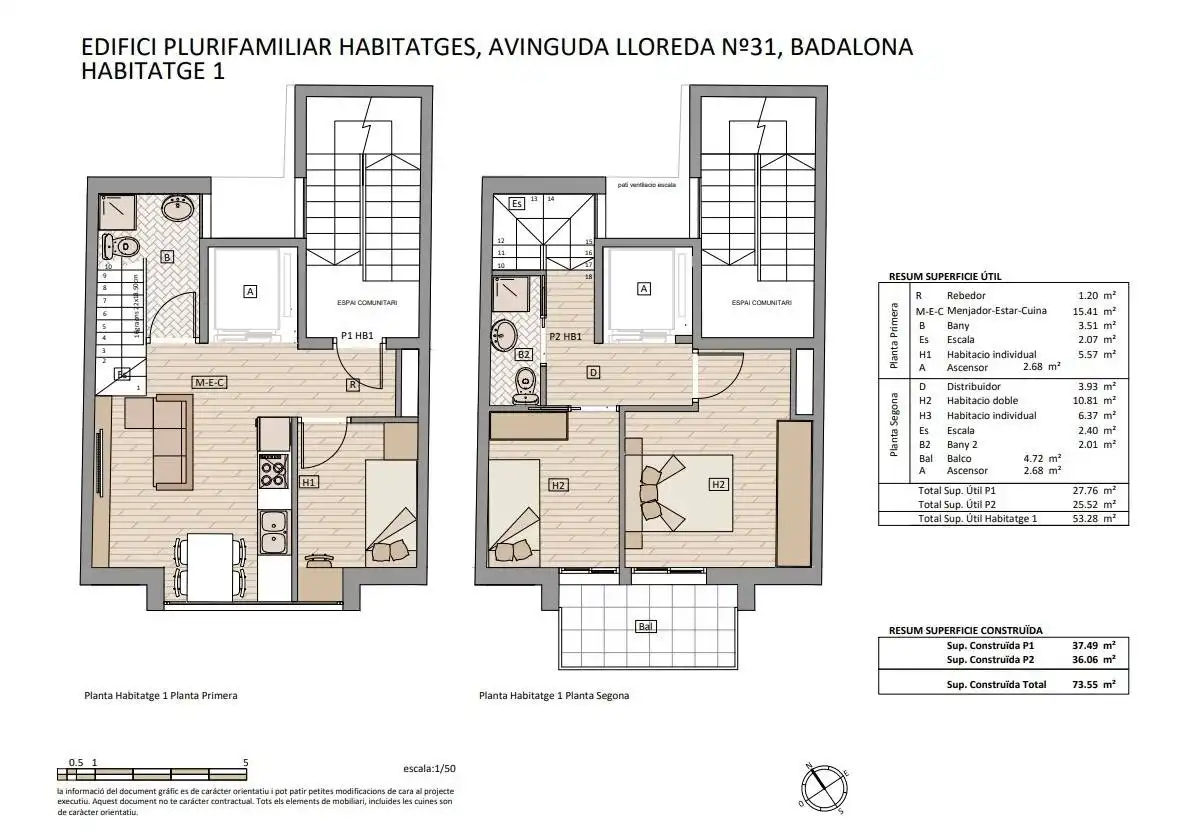 Maisonette mit Terrasse zum Verkauf in Avenida LLOREDA, imagen 9