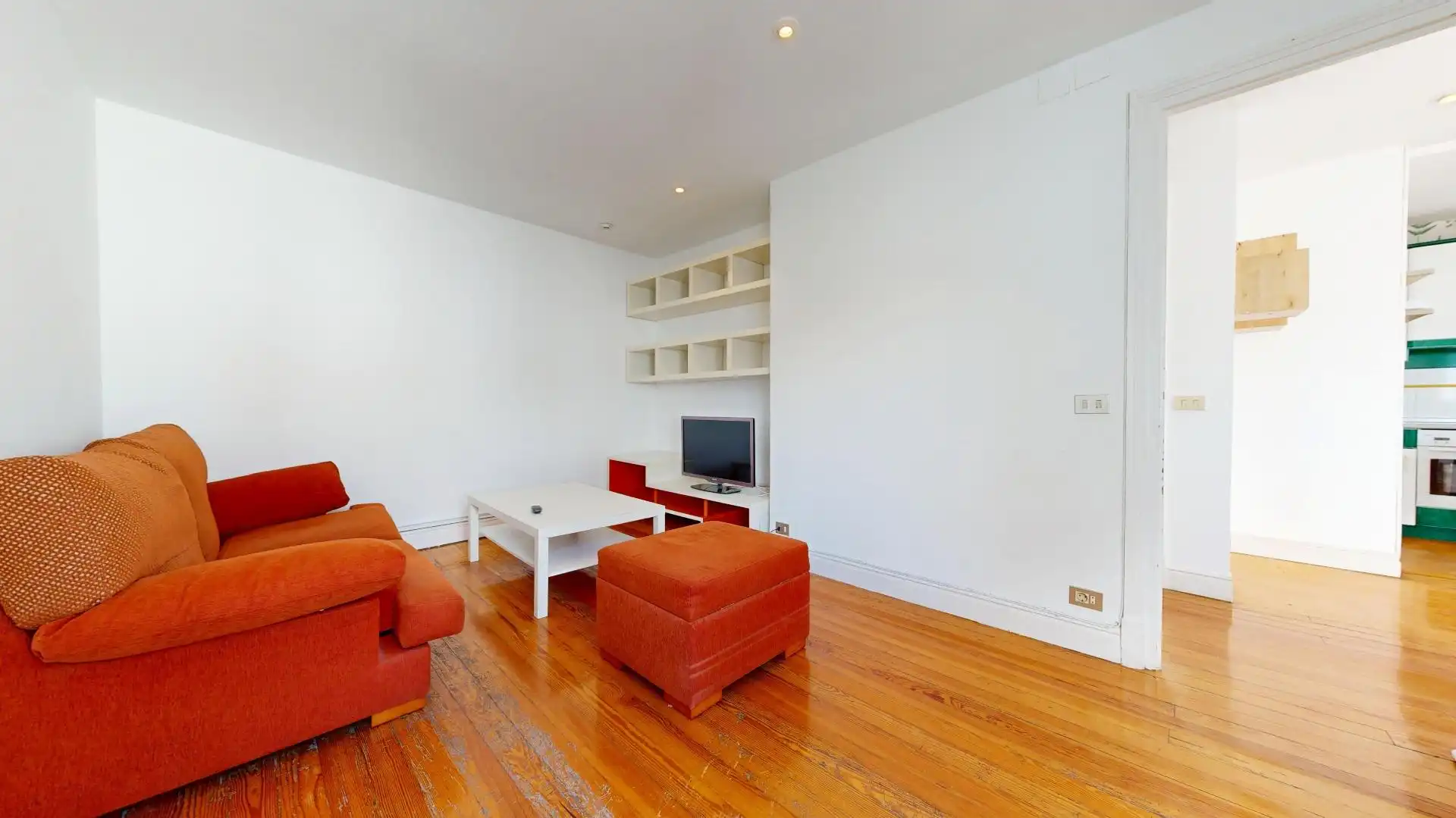 Sala de estar de Ático en venta en Bilbao  con Calefacción, Terraza y Balcón