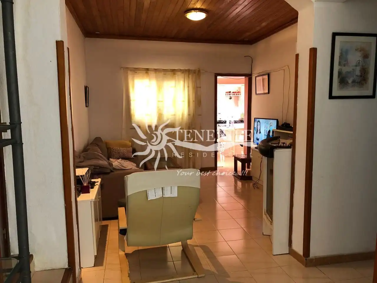 Sala de estar de Finca rústica en venta en Guía de Isora con Jardín privado, Trastero y Amueblado