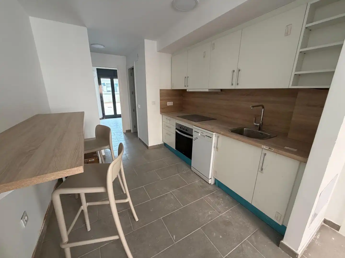 Kitchen of Flat for sale in Lleida  with Air Conditioner, Terrace and Furnished