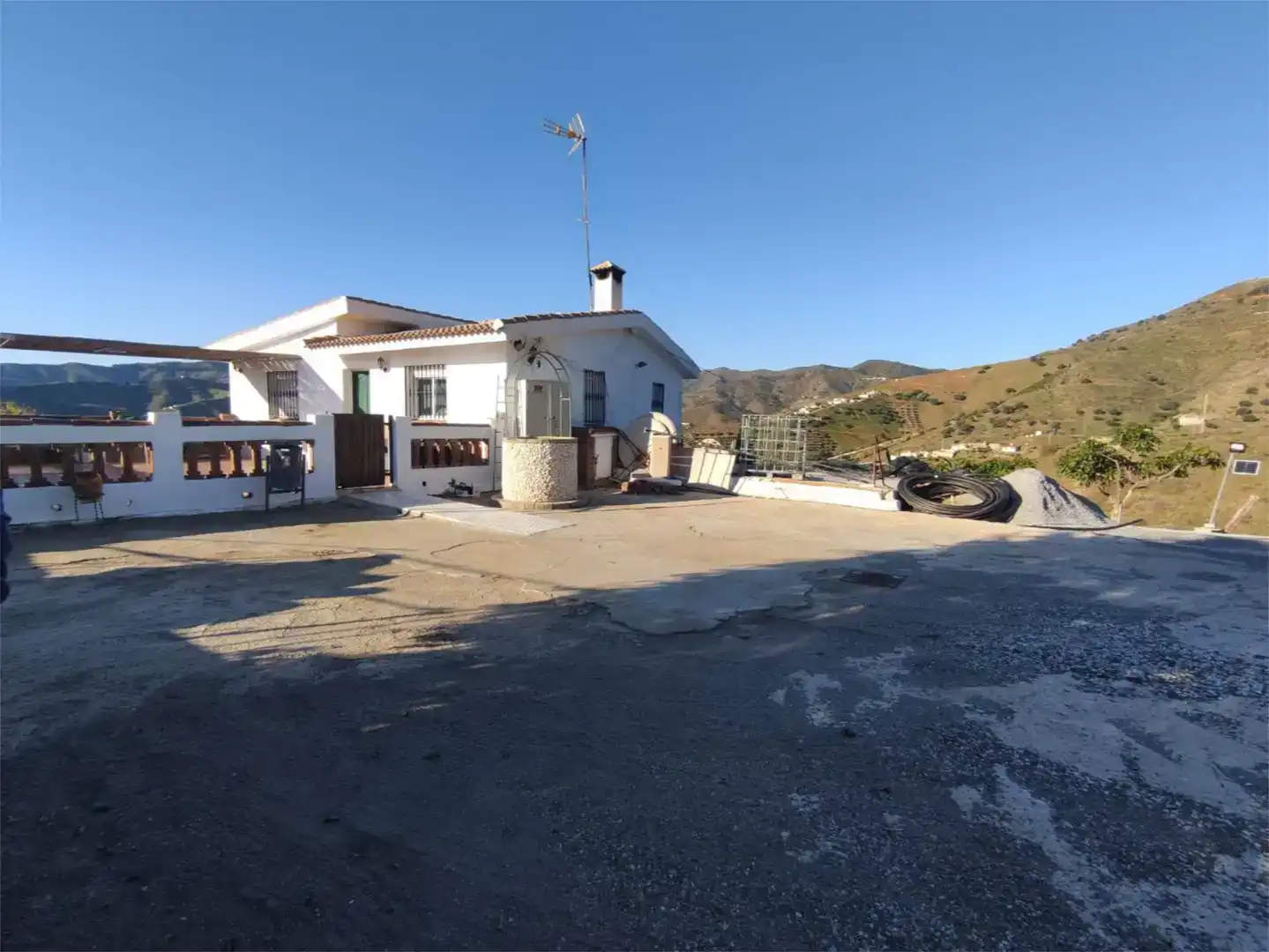 Vista exterior de Piso en venta en Almáchar con Aire acondicionado, Jardín privado y Piscina