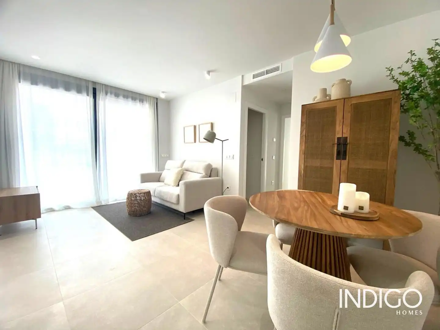 Living room of Flat for sale in Dénia  with Air Conditioner, Heating and Terrace