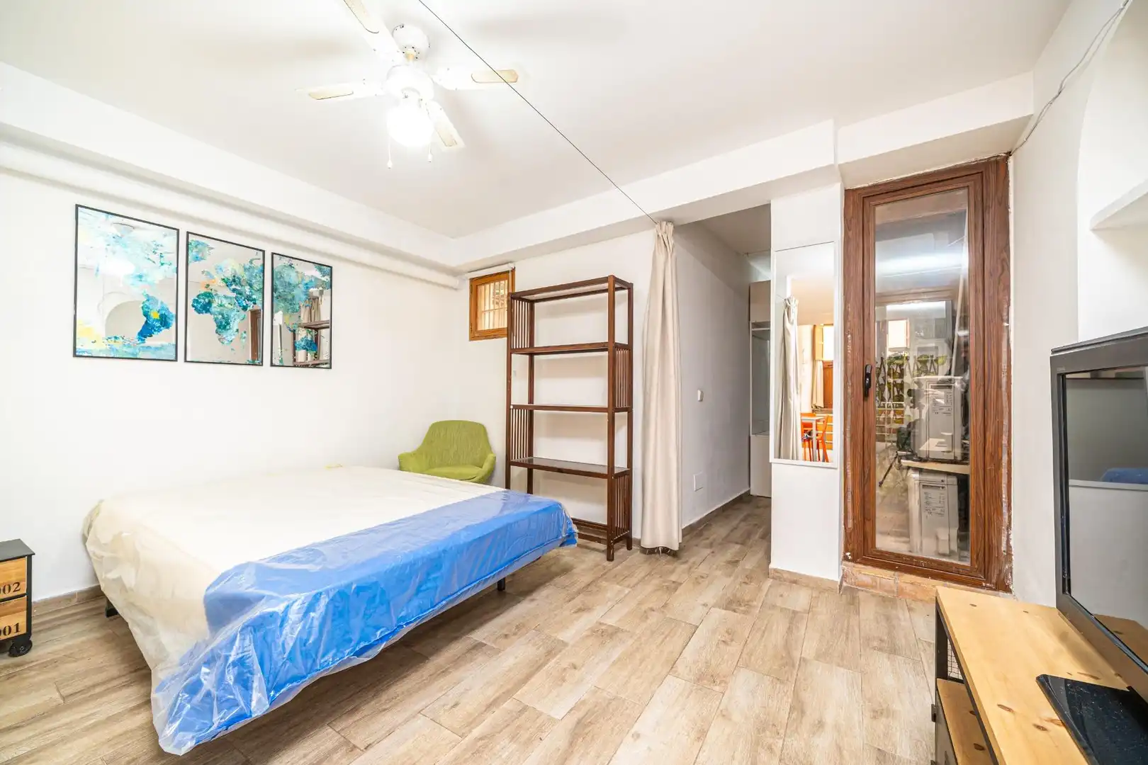 Schlafzimmer von Loft zum Verkauf in  Palma de Mallorca mit Heizung und Möbliert