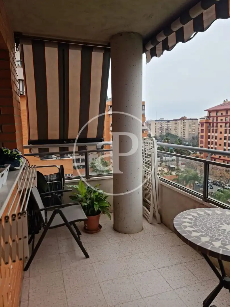Terrasse von Wohnung zur Miete in Valencia mit Klimaanlage, Heizung und Privatgarten