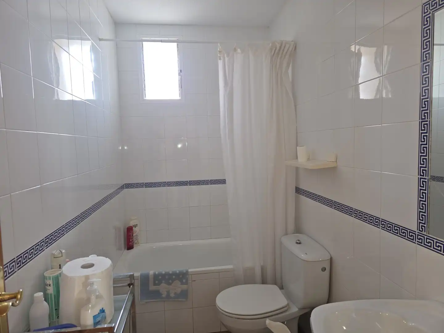 Badezimmer von Einfamilien-Reihenhaus zur Miete in San Javier mit Klimaanlage, Möbliert und Ofen