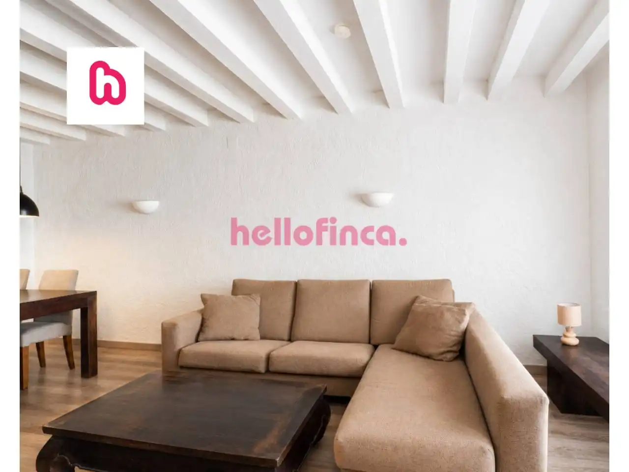 Living room of Flat for sale in Vilanova i la Geltrú  with Air Conditioner, Heating and Private garden