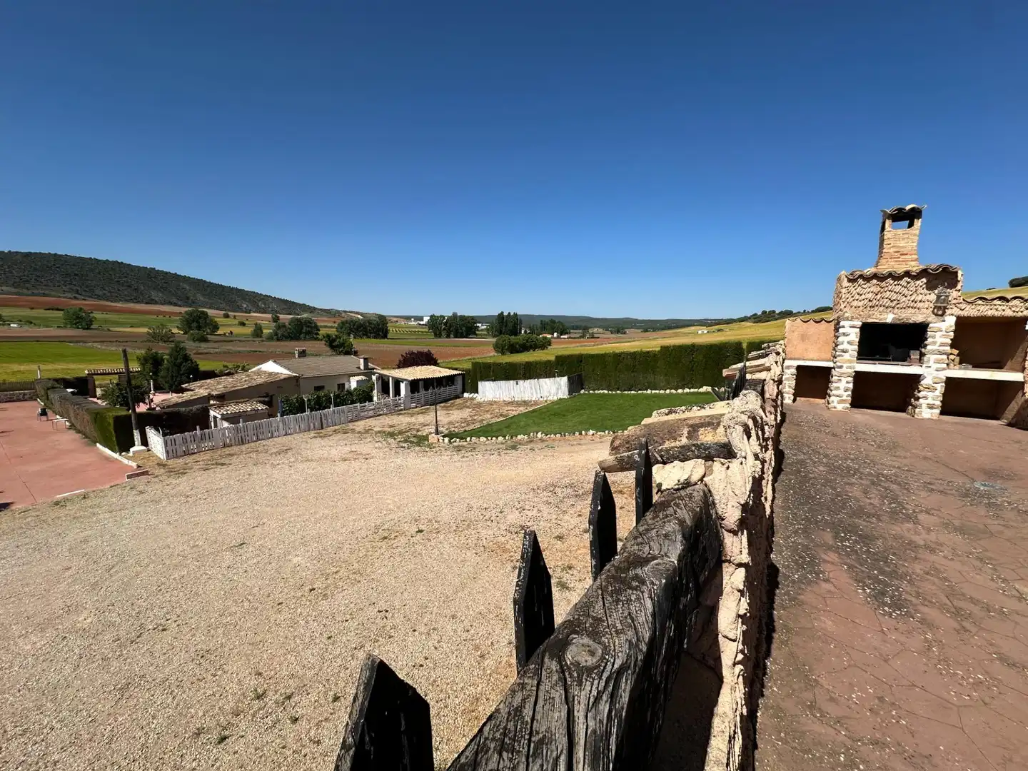 Garden of Houses for sale in Villar de Olalla  with Air Conditioner, Heating and Private garden