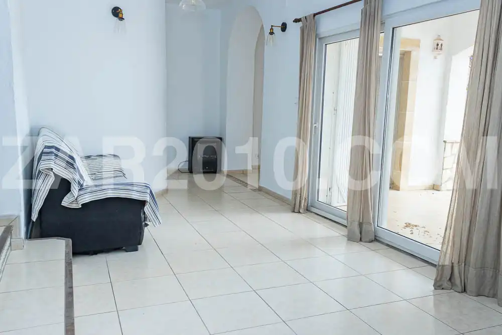 Sala d'estar de Casa o xalet en venda en Mojácar amb Aire condicionat, Jardí privat i Terrassa