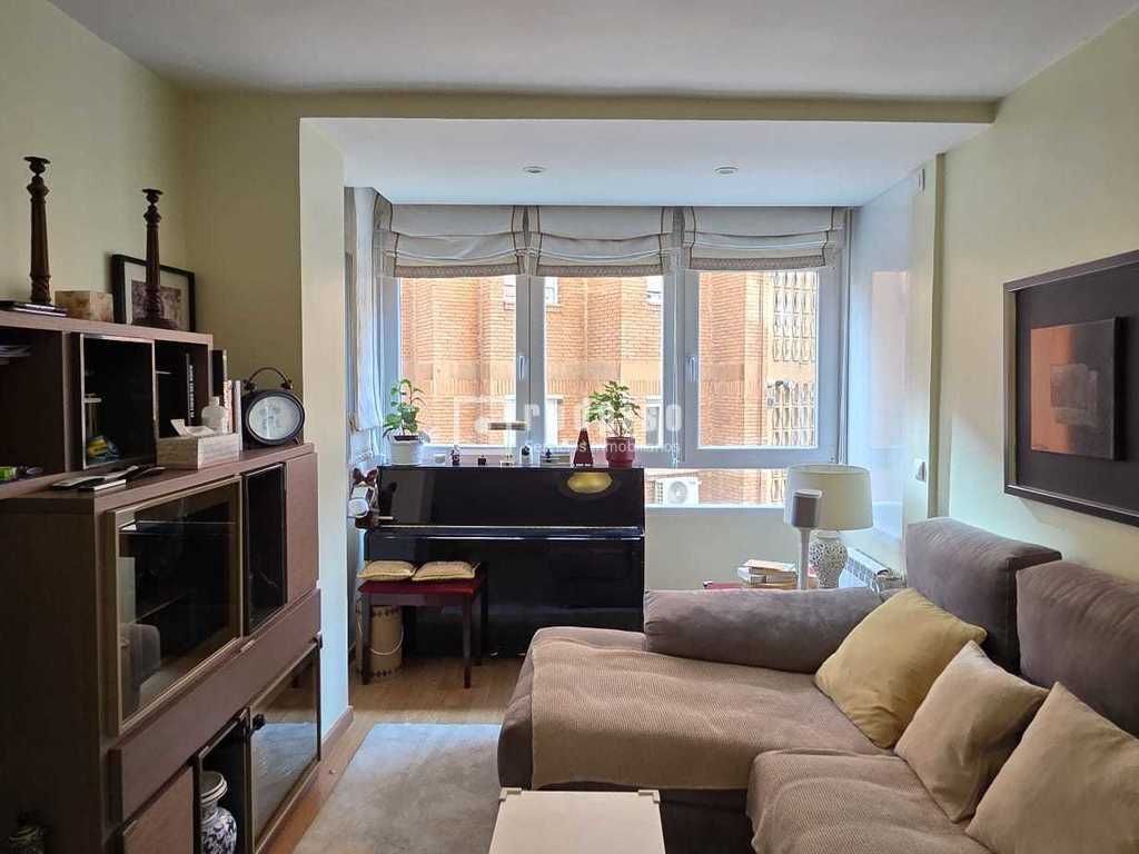 Living room of Flat to rent in  Madrid Capital  with Air Conditioner and Heating