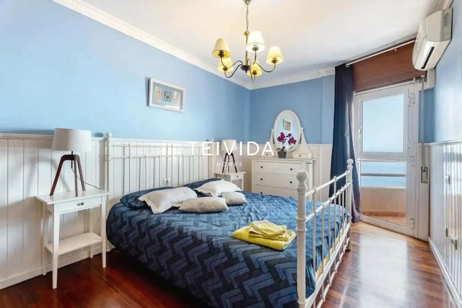 Bedroom of Flat for rent in El Rosario  with Air Conditioner, Terrace and Swimming Pool
