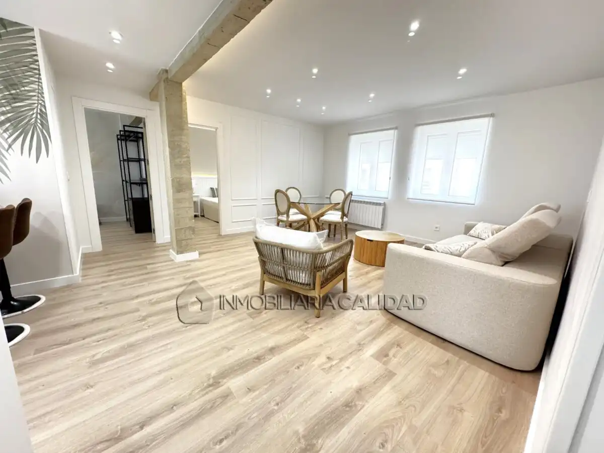 Living room of Flat for sale in Burgos  with Heating, Storage room and Furnished