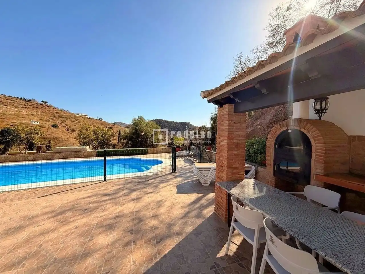 Terrasse von Haus oder Chalet zur Miete in Almogía mit Heizung, Privatgarten und Terrasse