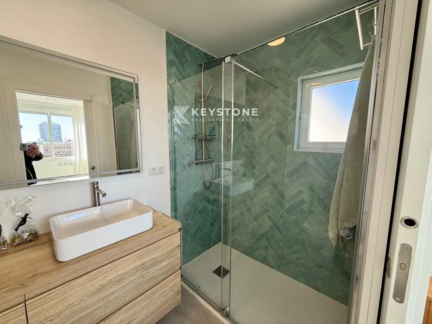 Baño de Ático de alquiler en Alicante / Alacant con Aire acondicionado, Calefacción y Terraza