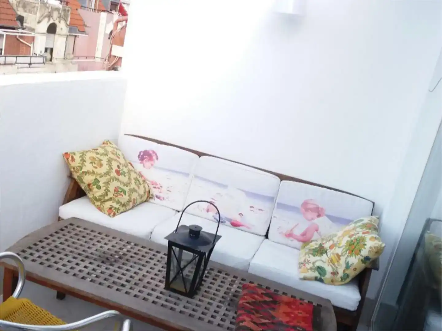 Balcony of Attic for share in Bilbao   with Parquet flooring, Furnished and Balcony