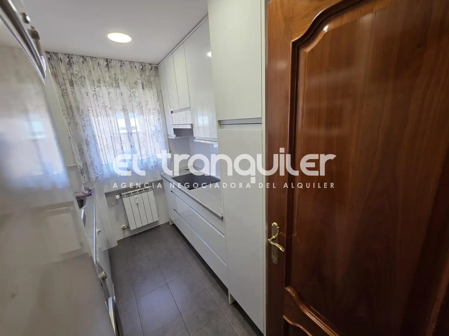 Cocina de Piso de alquiler en Madrid con Aire acondicionado, Parquet y Amueblado