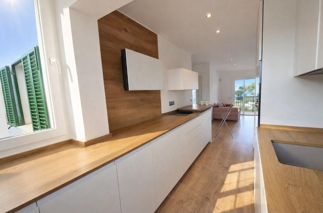 Kitchen of Flat for sale in Llucmajor  with Air Conditioner, Parquet flooring and Terrace