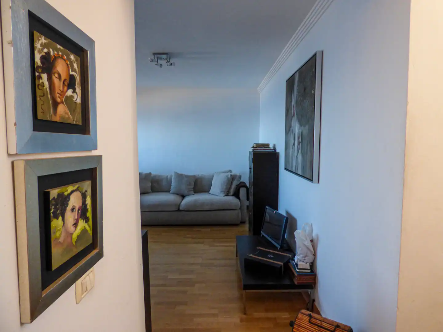 Sala d'estar de Casa adosada en venda en El Rosario amb Parquet, Forn i Rentadora