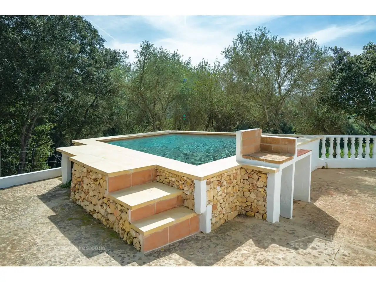 Piscina de Finca rústica en venda en Es Mercadal amb Jardí privat i Terrassa