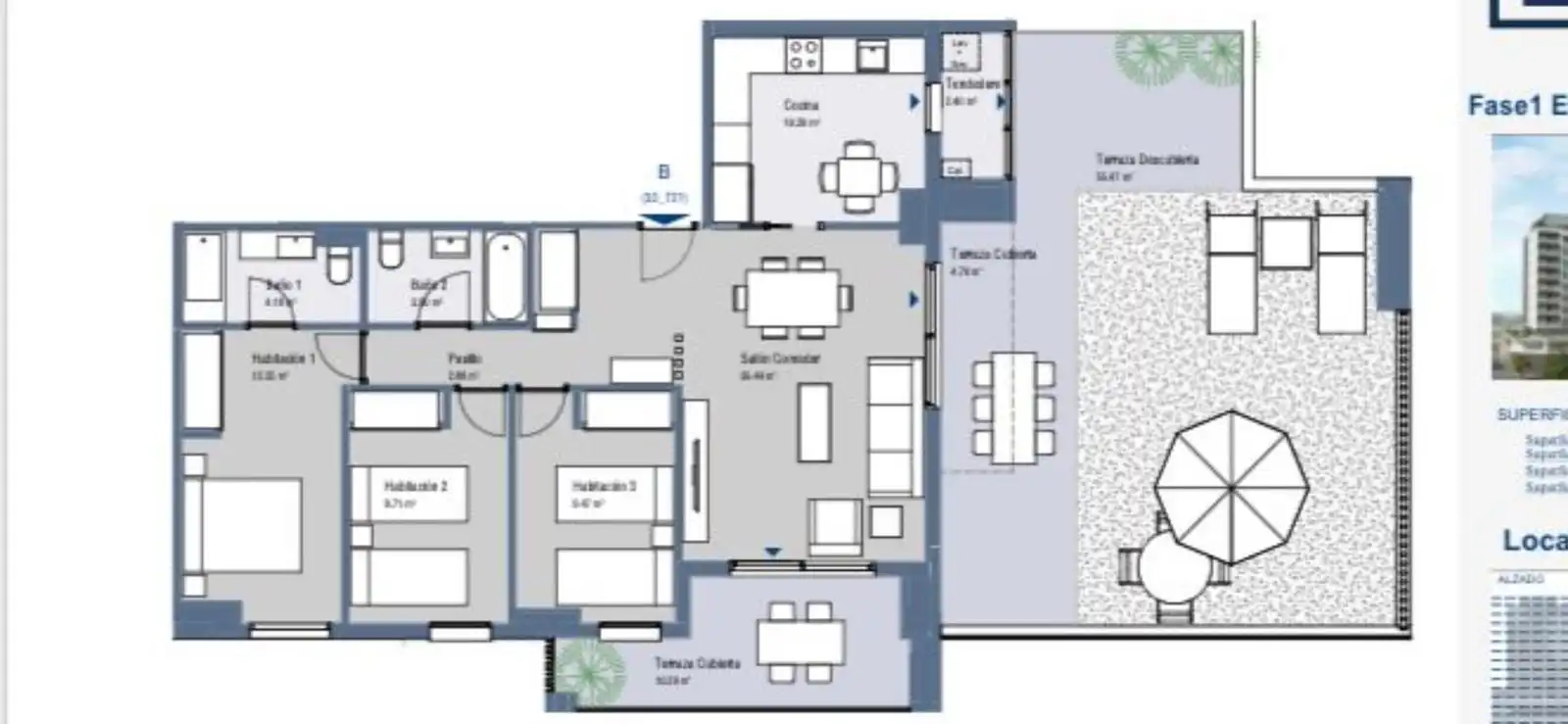 Ático en venta en Valencia con Aire acondicionado, Calefacción y Jardín privado
