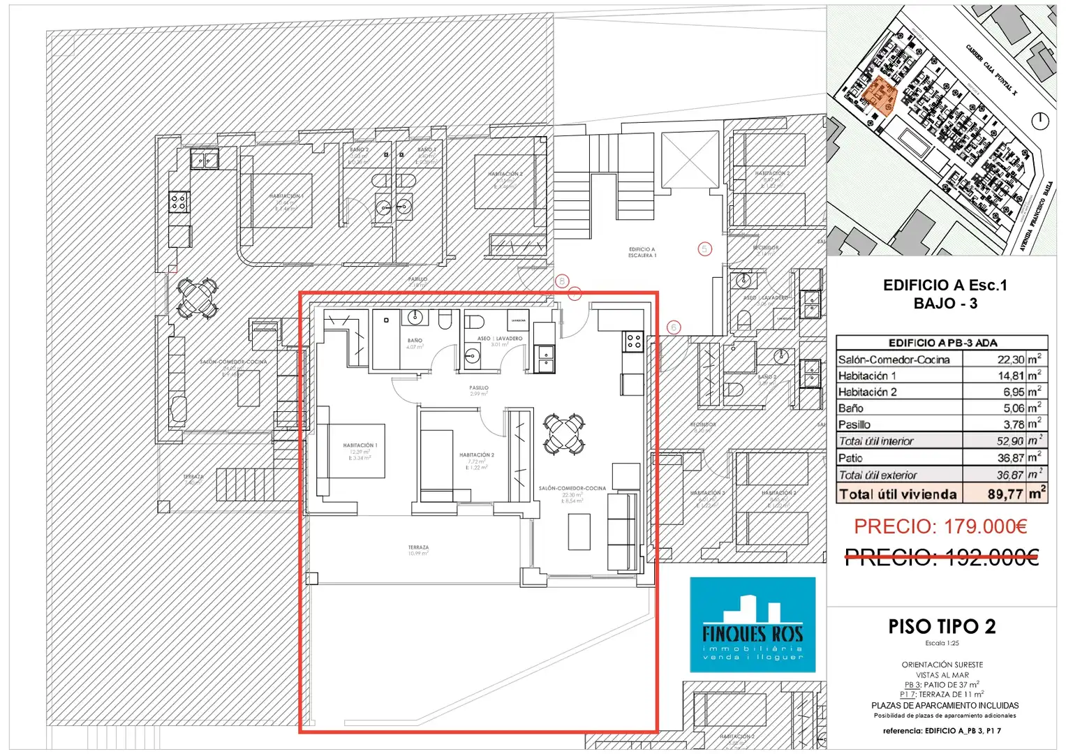 Apartament amb piscina en venda a Cala del Puntal, imagen 16