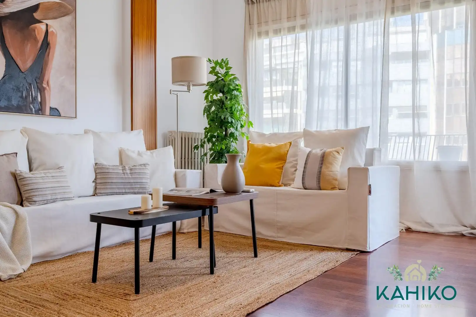 Living room of Flat for sale in Barcelona  with Air Conditioner, Heating and Terrace