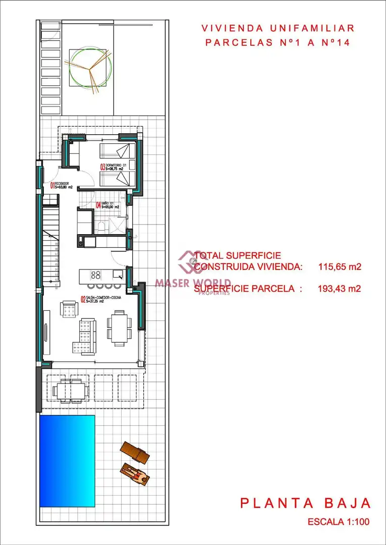 Xalet amb piscina en venda a Nueva Torrevieja - Aguas Nuevas, imagen 16