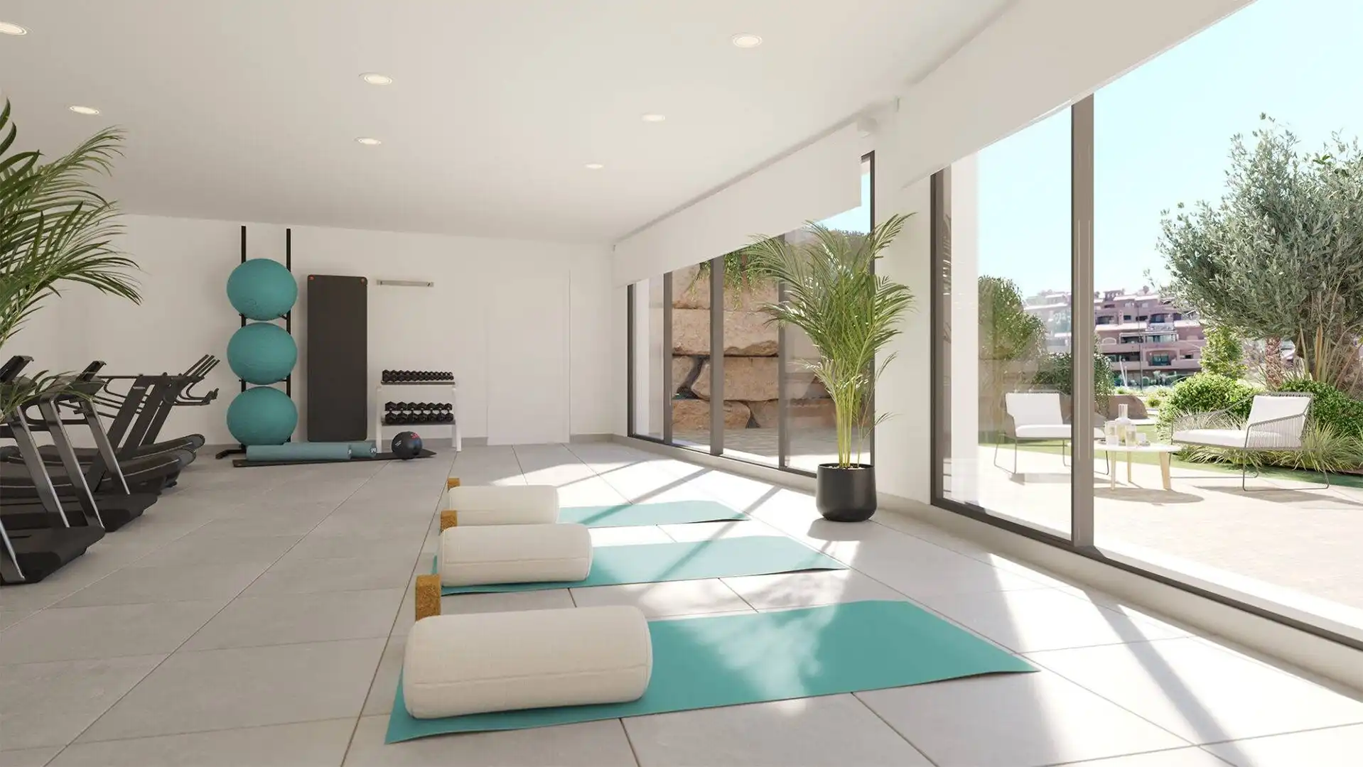 Sala d'estar de Planta baixa en venda en Estepona amb Aire condicionat, Calefacció i Terrassa