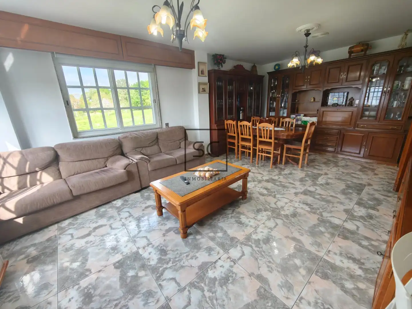 Sala de estar de Casa o chalet en venta en Fene con Jardín privado, Terraza y Trastero