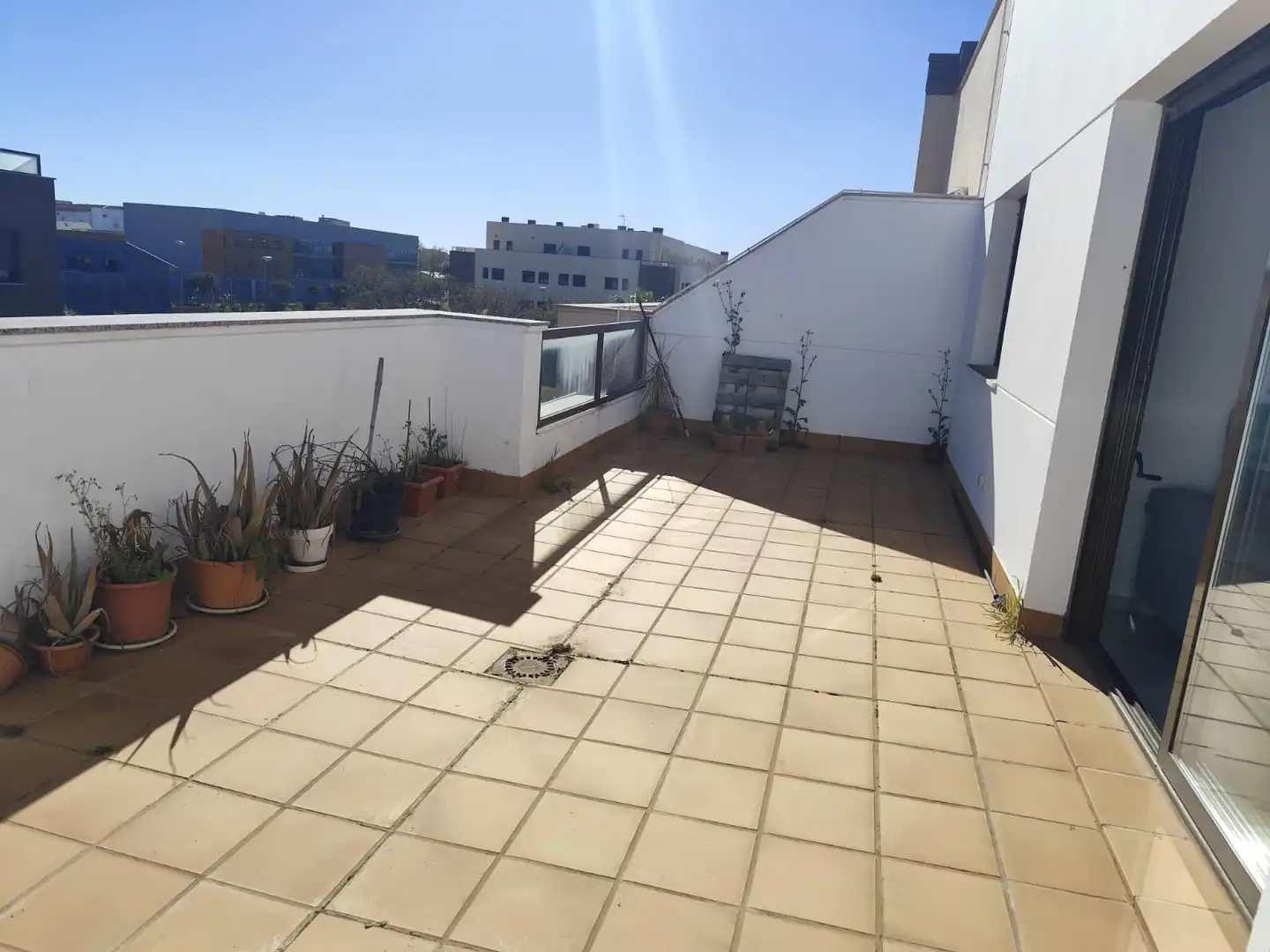 Terraza de Ático de alquiler en Zafra con Aire acondicionado, Calefacción y Terraza