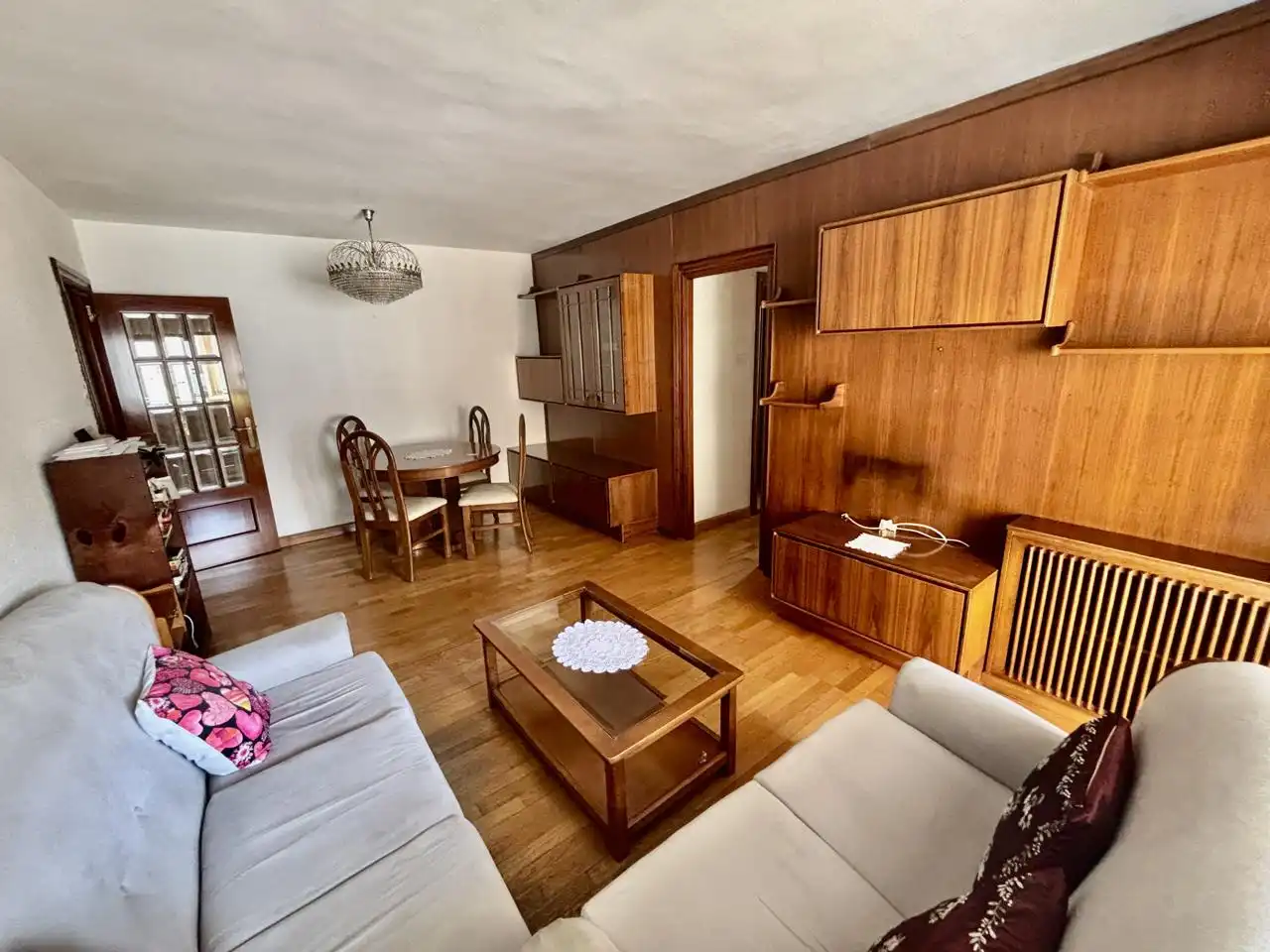 Living room of Flat for sale in Zaragoza  with Air Conditioner, Heating and Terrace