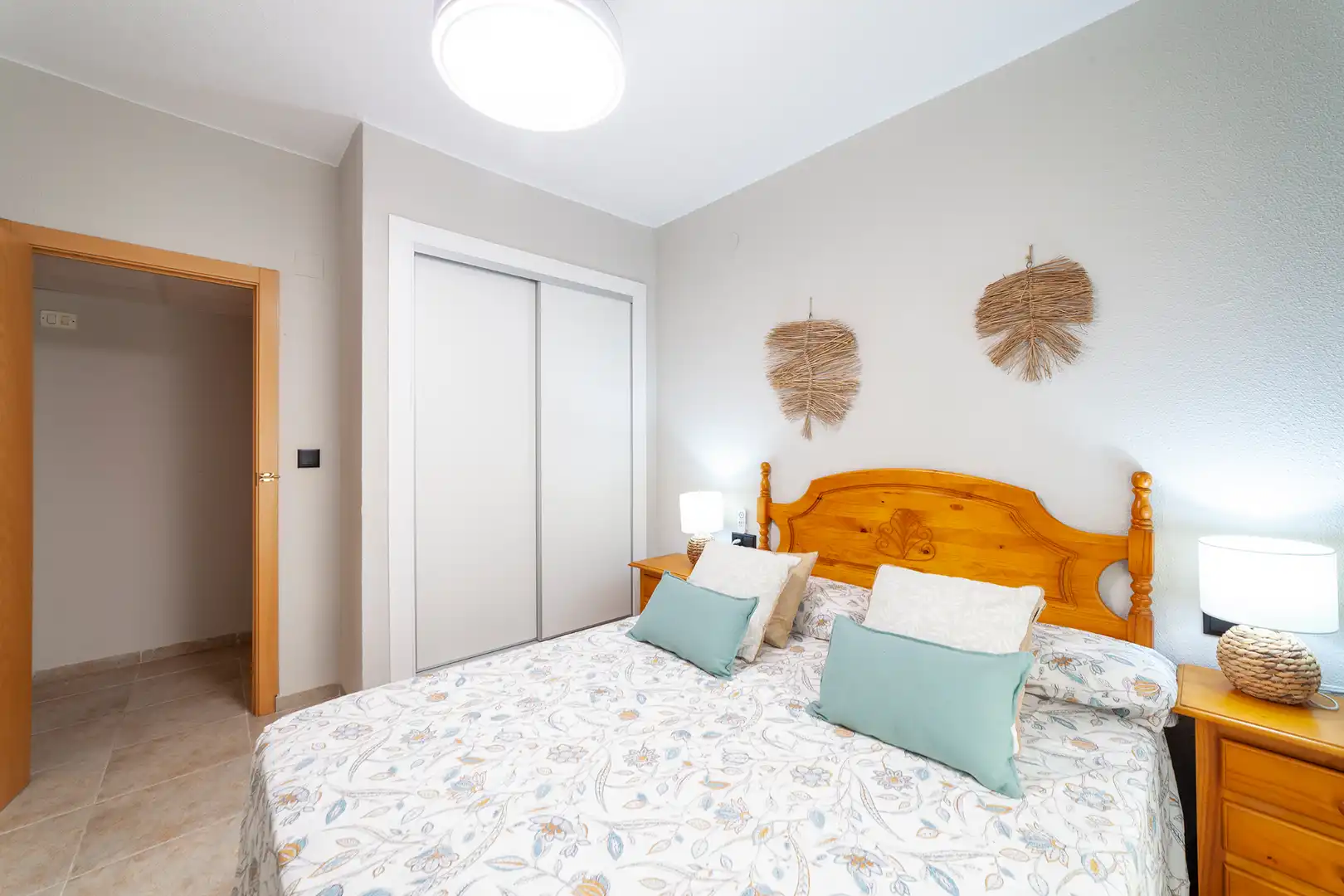 Schlafzimmer von Wohnung zur Miete in Sueca mit Klimaanlage, Heizung und Terrasse