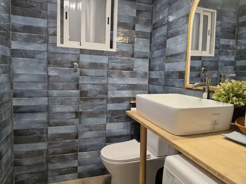 Baño de Apartamento en venta en Cullera con Terraza, Amueblado y Horno