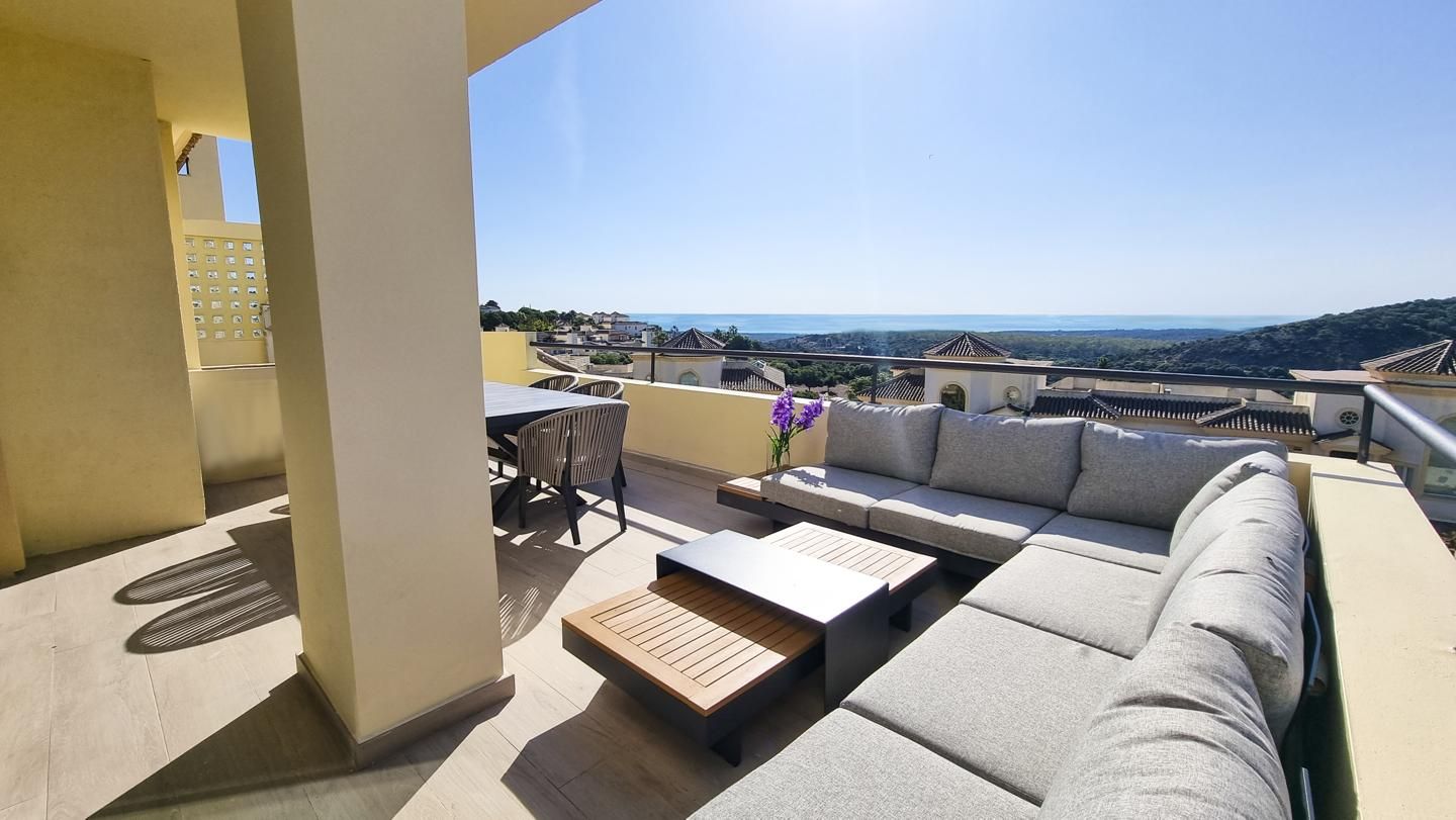 Terrace of Duplex for sale in Sotogrande  with Air Conditioner, Parquet flooring and Terrace