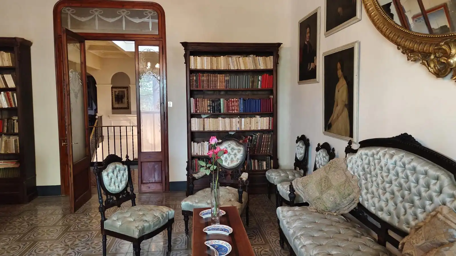 Wohnzimmer von Country house zur Miete in Llagostera mit Heizung, Privatgarten und Terrasse
