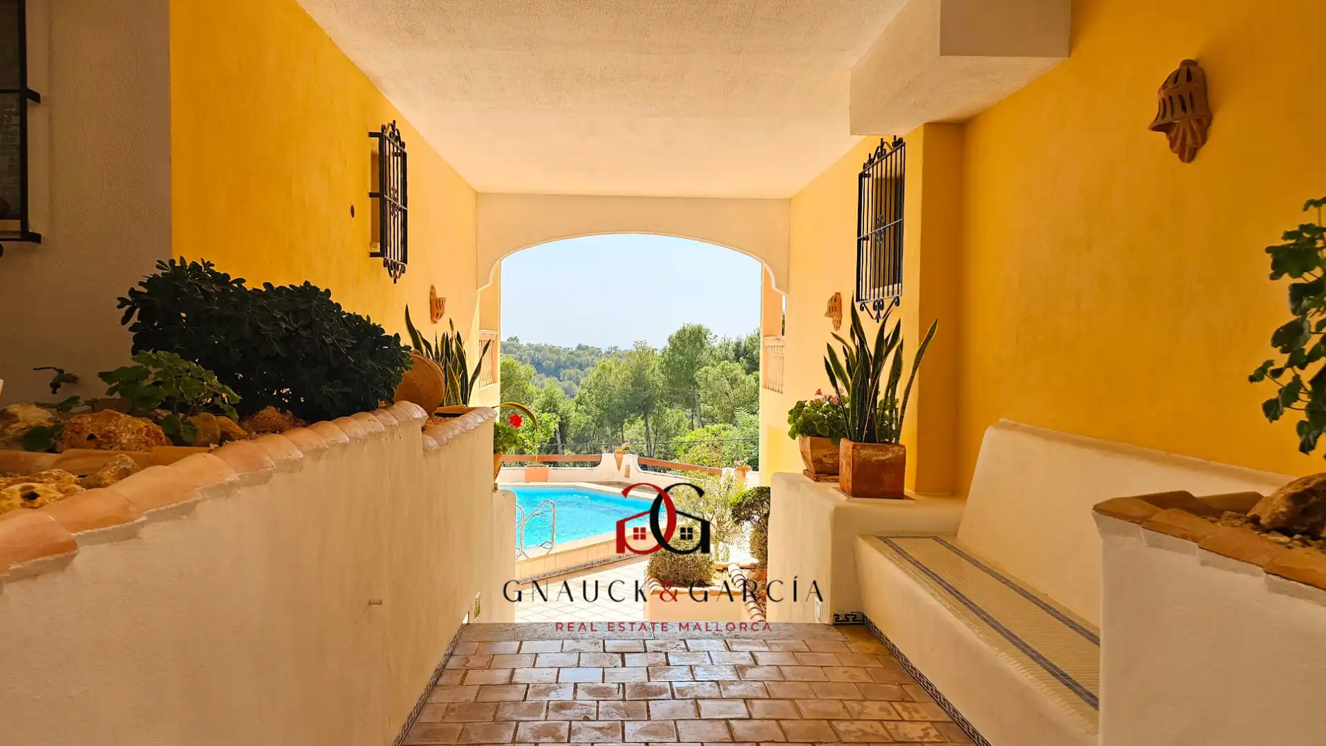Garten von Wohnung zum Verkauf in Calvià mit Klimaanlage, Heizung und Terrasse