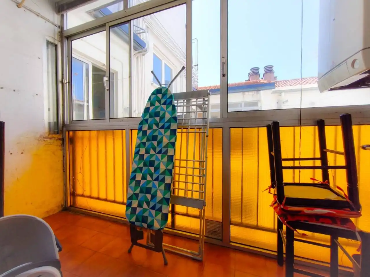 Balcony of Apartments for sale in Burgos  with Heating, Parquet flooring and Terrace