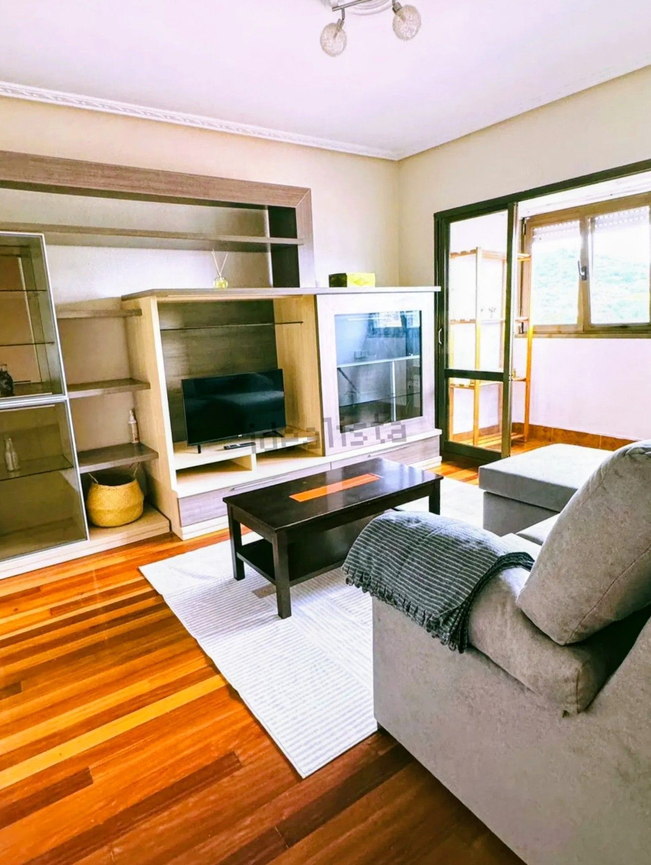 Sala d'estar de Pis en venda en Muskiz amb Calefacció, Terrassa i Moblat