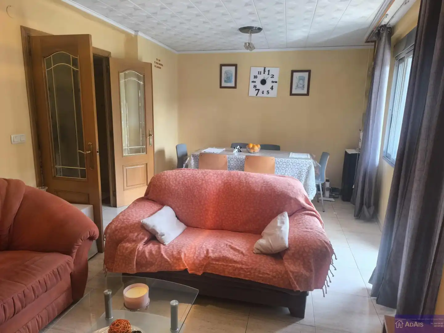 Sala d'estar de Pis en venda en Gandia amb Aire condicionat, Calefacció i Moblat