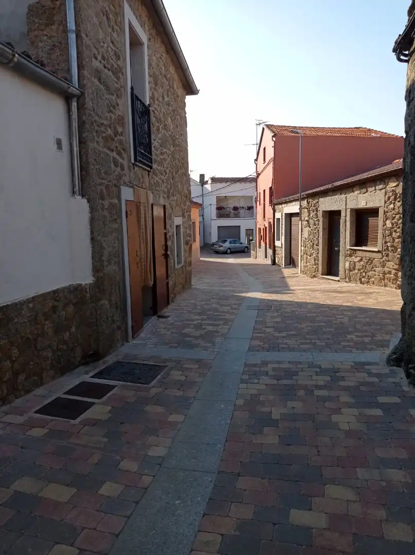 Exterior view of Houses for sale in Valdelacasa  with Furnished and Balcony