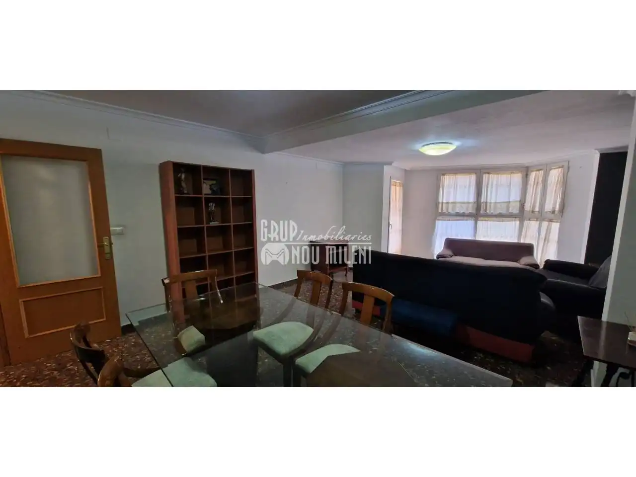 Sala de estar de Piso en venta en Burjassot con Amueblado y Balcón